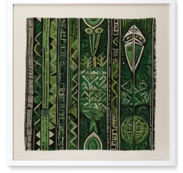 Tupai - Framed Silk Scarf